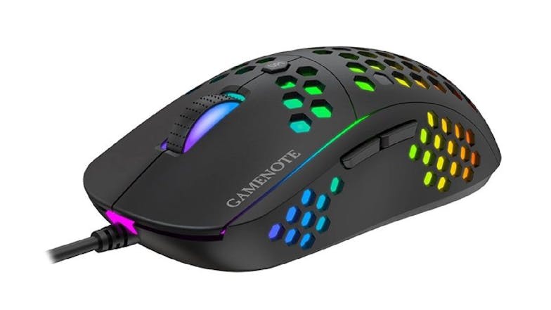 Havit MS878 RGB Lightweight Wired Speed Gaming Mouse - Black