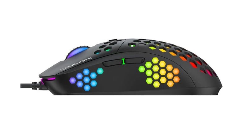 Havit MS878 RGB Lightweight Wired Speed Gaming Mouse - Black