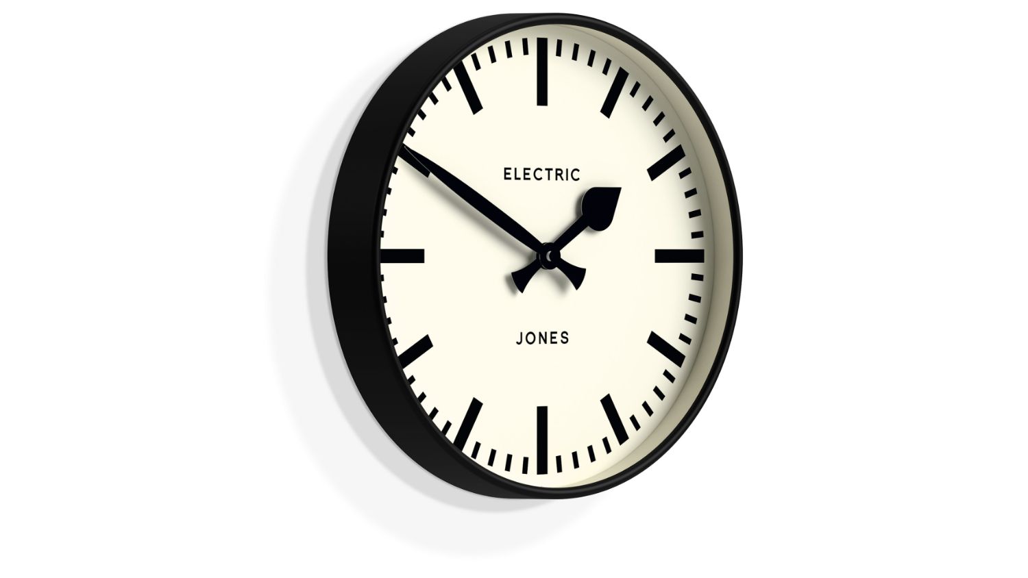 Newgate "Jones Railway" Wall Clock - Black