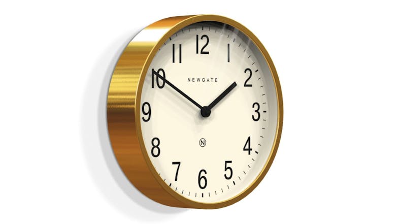 Newgate "Master Edwards" Wall Clock - Radial Brass