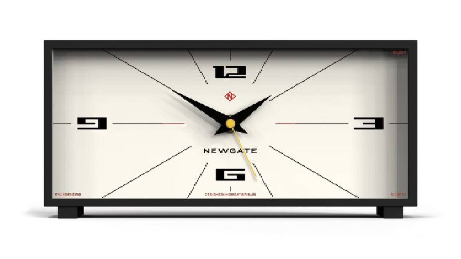 Newgate "Thunderbird" Mantel Clock - Black