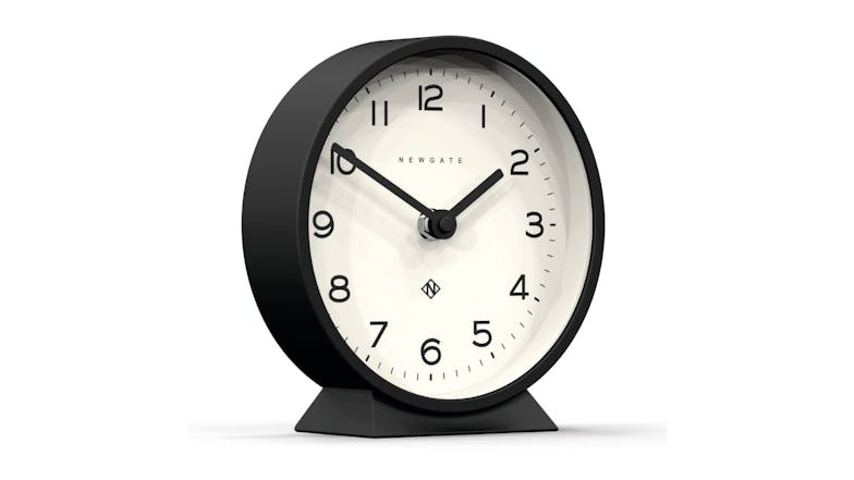 Newgate "M" Mantel Clock - Cave Black