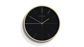 Newgate "Mr. Clarke" Wall Clock - Pale Wood/Reverse Dial