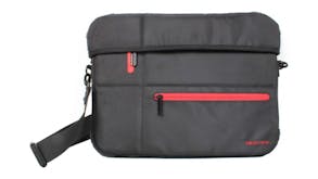 SwissTech 14" Firewall Laptop Briefcase with Carry Handle - Black/Red
