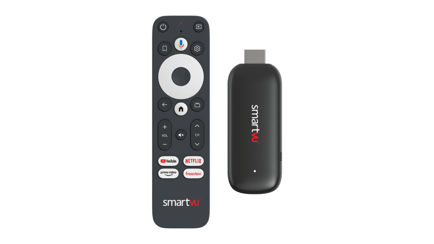 Dish TV SmartVU SV11HD Android TV Dongle with Remote Harvey