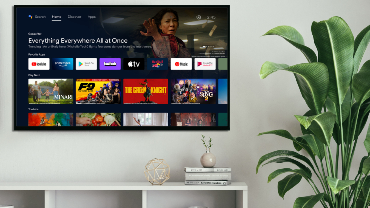 SmartVU Android Smart Streaming Device for TV with Remote - 1080p FHD (SV11HD)