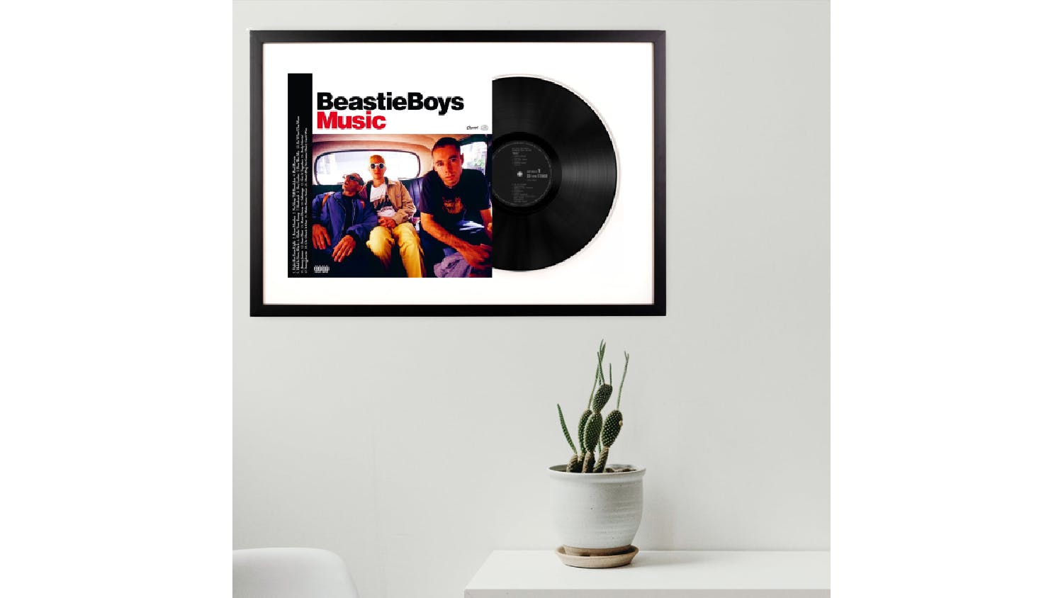 Beastie Boys - Beastie Boys Music Framed Vinyl + Album Art