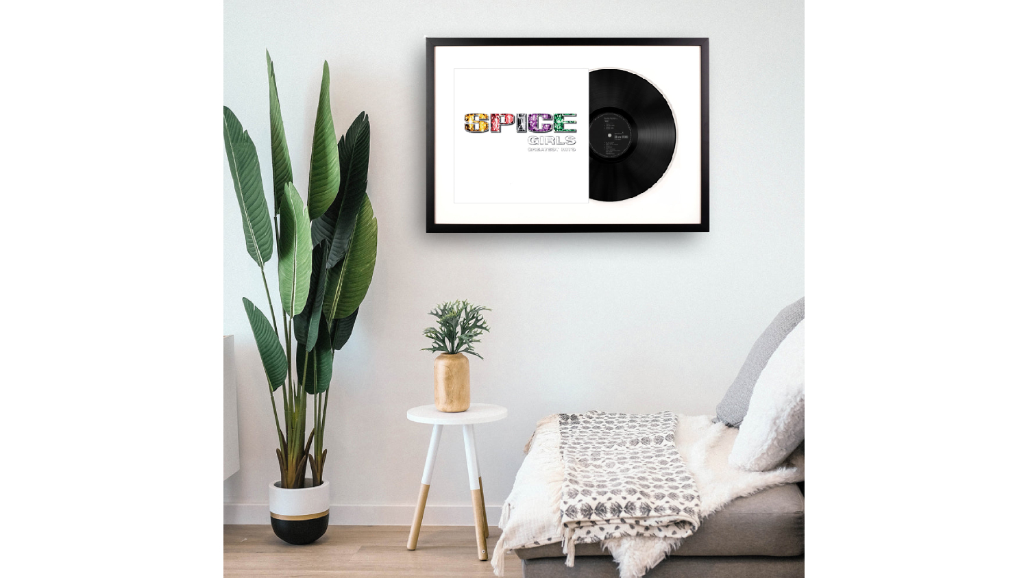 Spice Girls - Greatest Hits Framed Vinyl + Album Art
