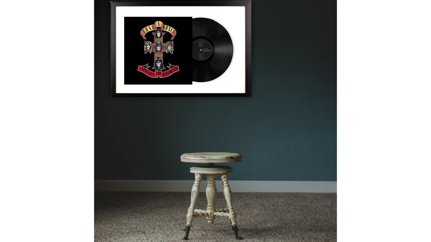 Guns N Roses - Appetite For Destruction Framed Vinyl + Album Art