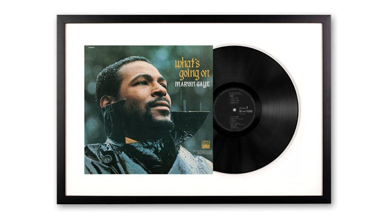 Marvyn Gaye - What's Going On Framed Vinyl + Album Art