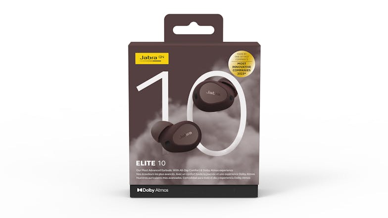 Jabra Elite 10 Active Noise Cancelling True Wireless In-Ear Headphones - Cocoa