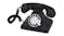 GPO 200 Vintage-Style Rotary Corded Phone - Black