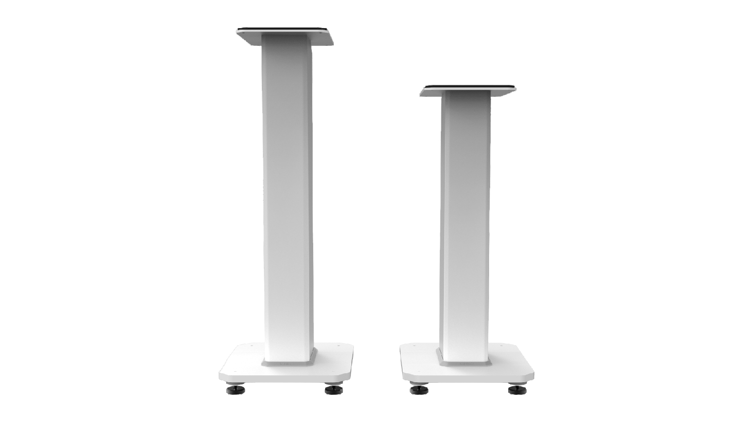 Kanto SX22W Fillable Speaker Stands w/ Isolation Feet - White