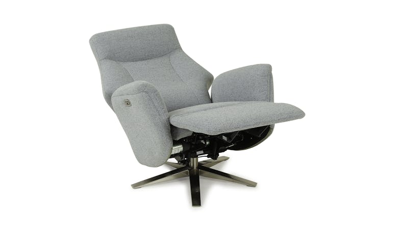 Marley Fabric Electric Swivel Recliner Chair