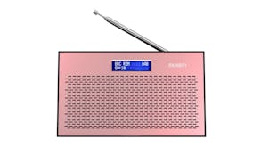 Majority Histon Compact DAB & FM Radio w/ AUX - Red
