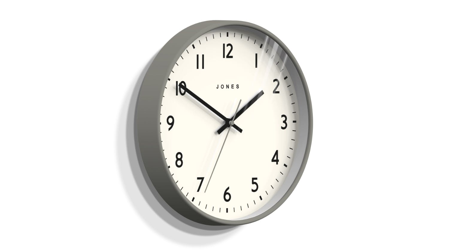 Newgate "Jones Jam" Wall Clock - Matte Elephant Grey