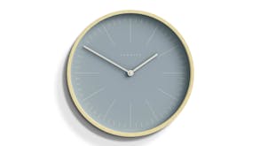 Newgate "Mr. Clarke" Wall Clock - Pale Wood/Pill Blue