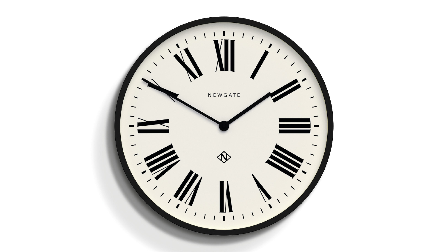 Newgate "Number Three Italian" Wall Clock - Black