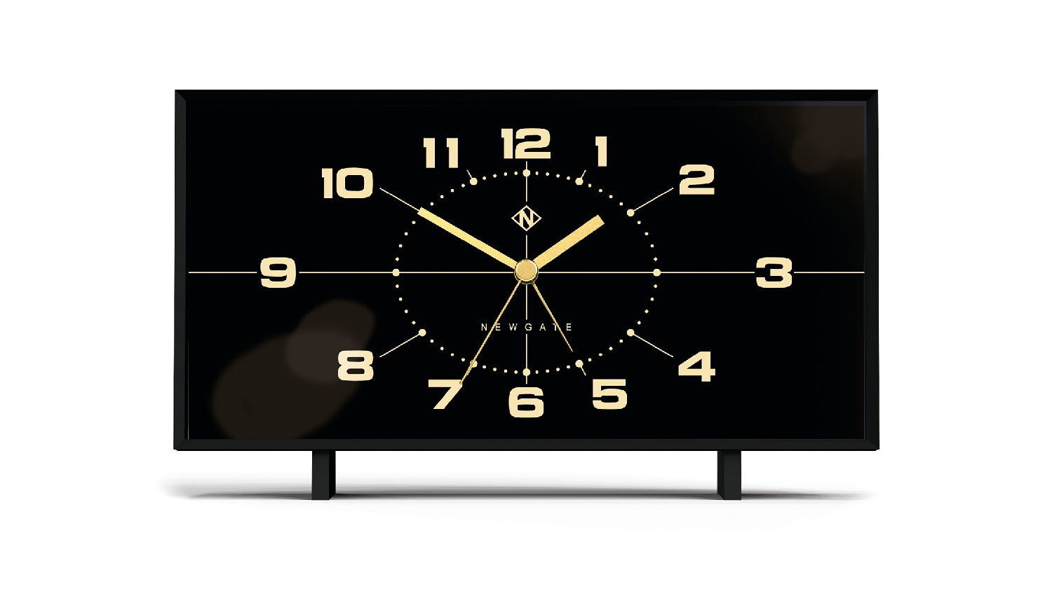 Newgate "Wideboy" Alarm Clock - Black/Black