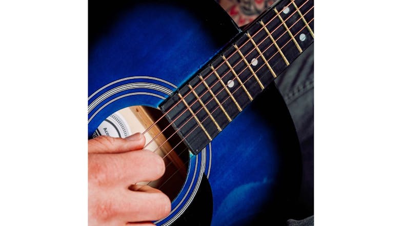3rd Avenue Acoustic Guitar Premium Pack - Blue Burst
