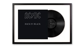 AC/DC - Back In Black Framed Vinyl + Album Art