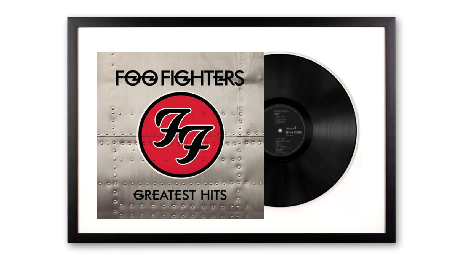 Foo Fighters - Greatest Hits Framed Vinyl + Album Art