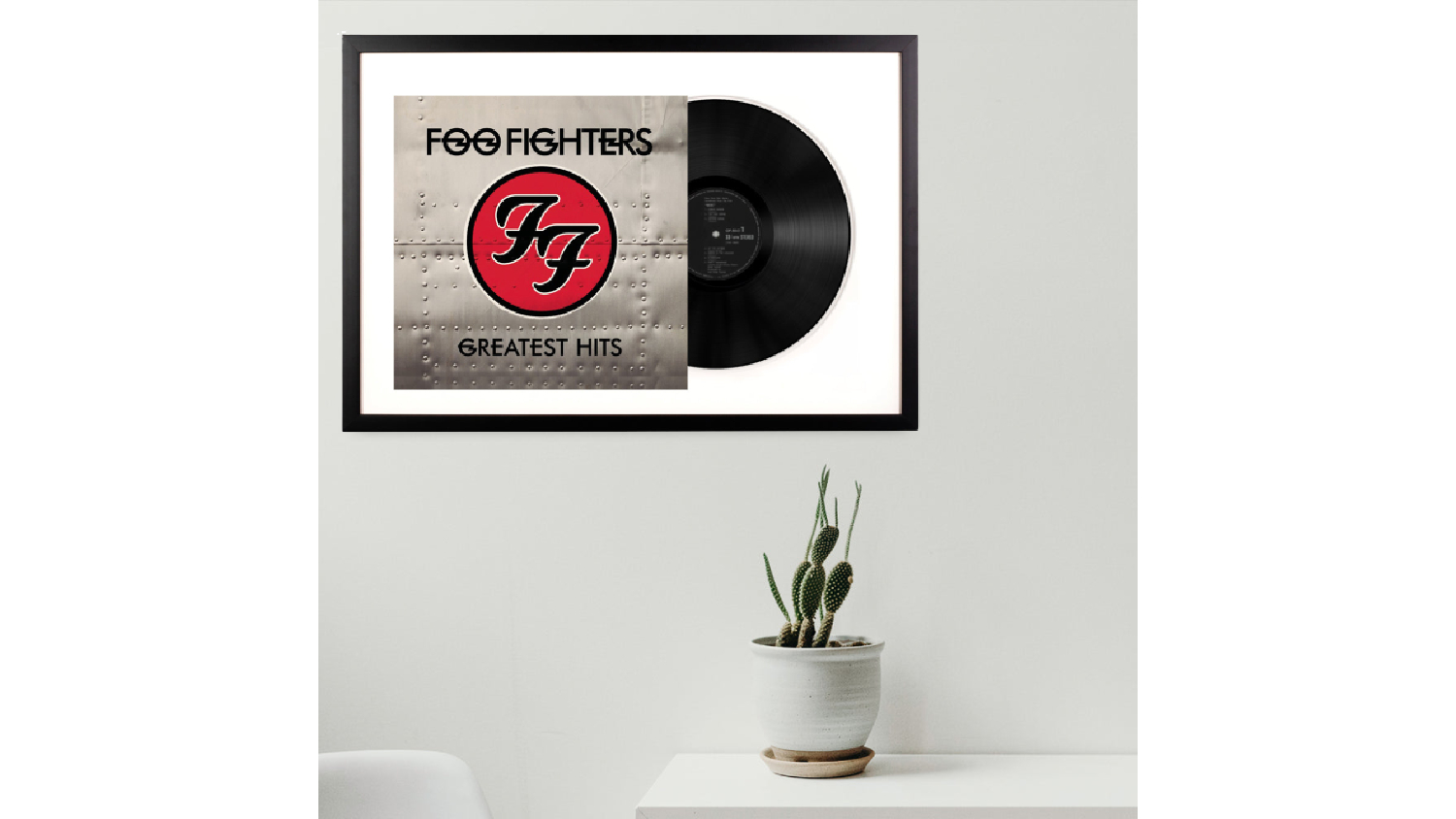 Foo Fighters - Greatest Hits Framed Vinyl + Album Art