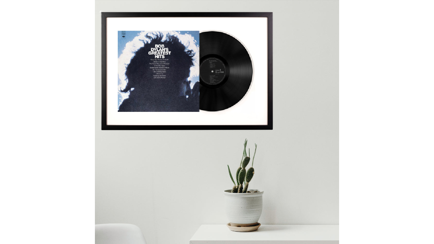 Bob Dylan - Bob Dylan's Greatest Hits Framed Vinyl + Album Art