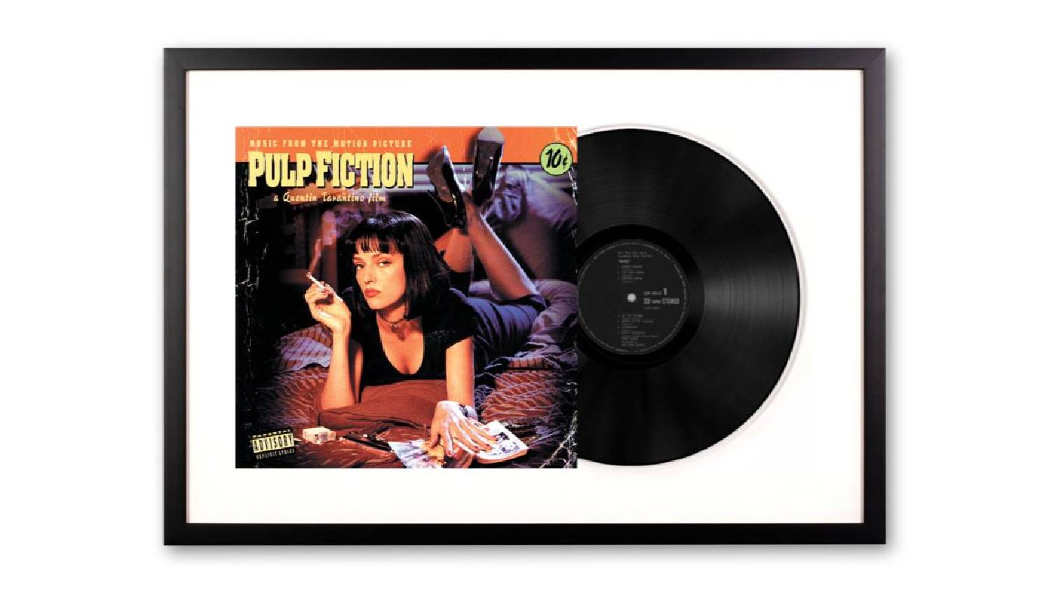Pulp Fiction Official OST Framed Vinyl + Album Art
