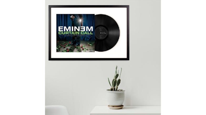 Eminem - Curtain Call: The Hits Framed Vinyl + Album Art