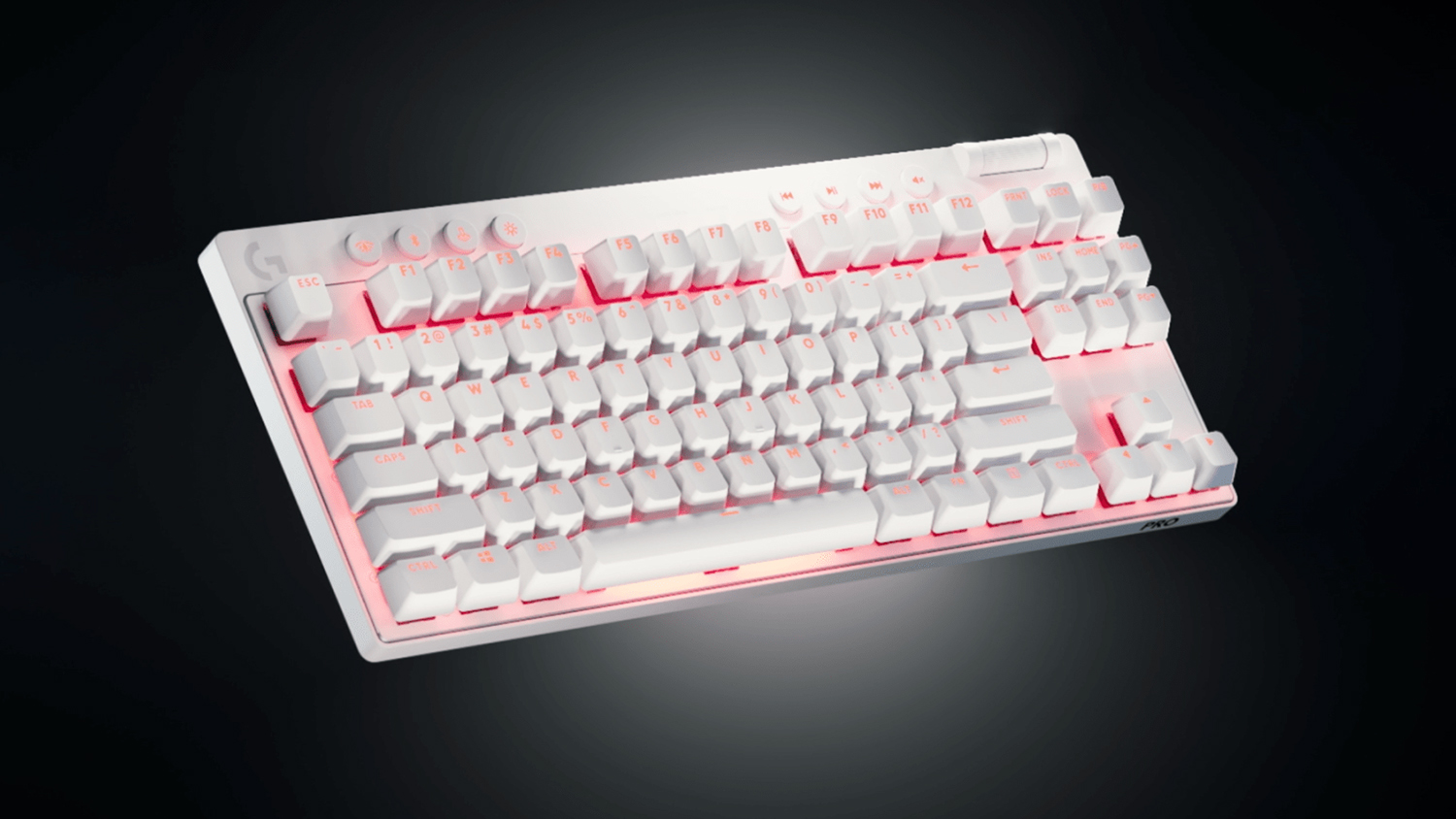 Logitech G Pro X TKL LIGHTSPEED Wireless Gaming Keyboard with RGB Lighting  - White Tactile