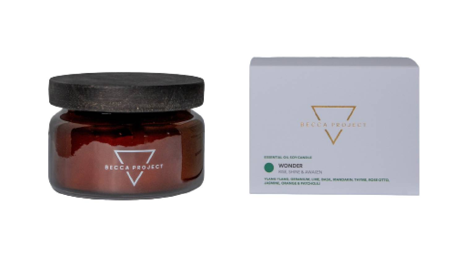 Becca Project Medium Coconut Soy Candle - Envy