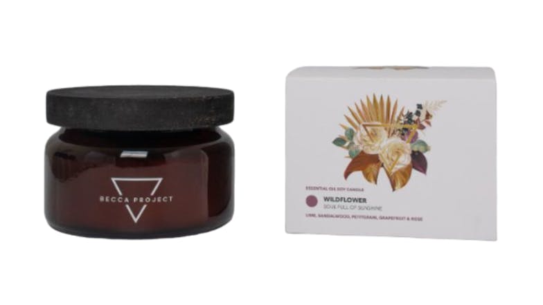 Becca Project Medium Coconut Soy Candle - Wildflower