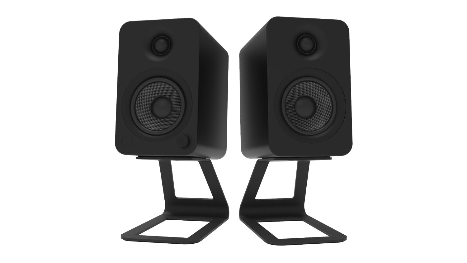 Kanto SE4 Raised Speaker Stands for Desktop - Black