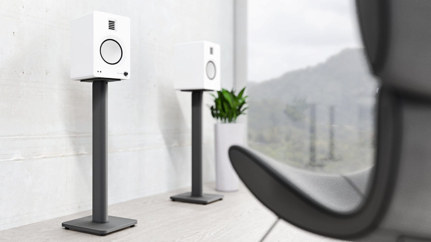 Kanto SP26PL 26" Speaker Stands - Black