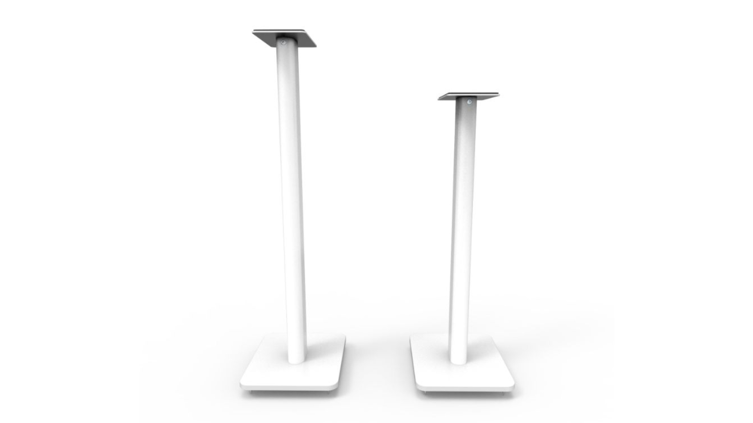 Kanto SP32PLW Tall Speaker Stands for Floor - White
