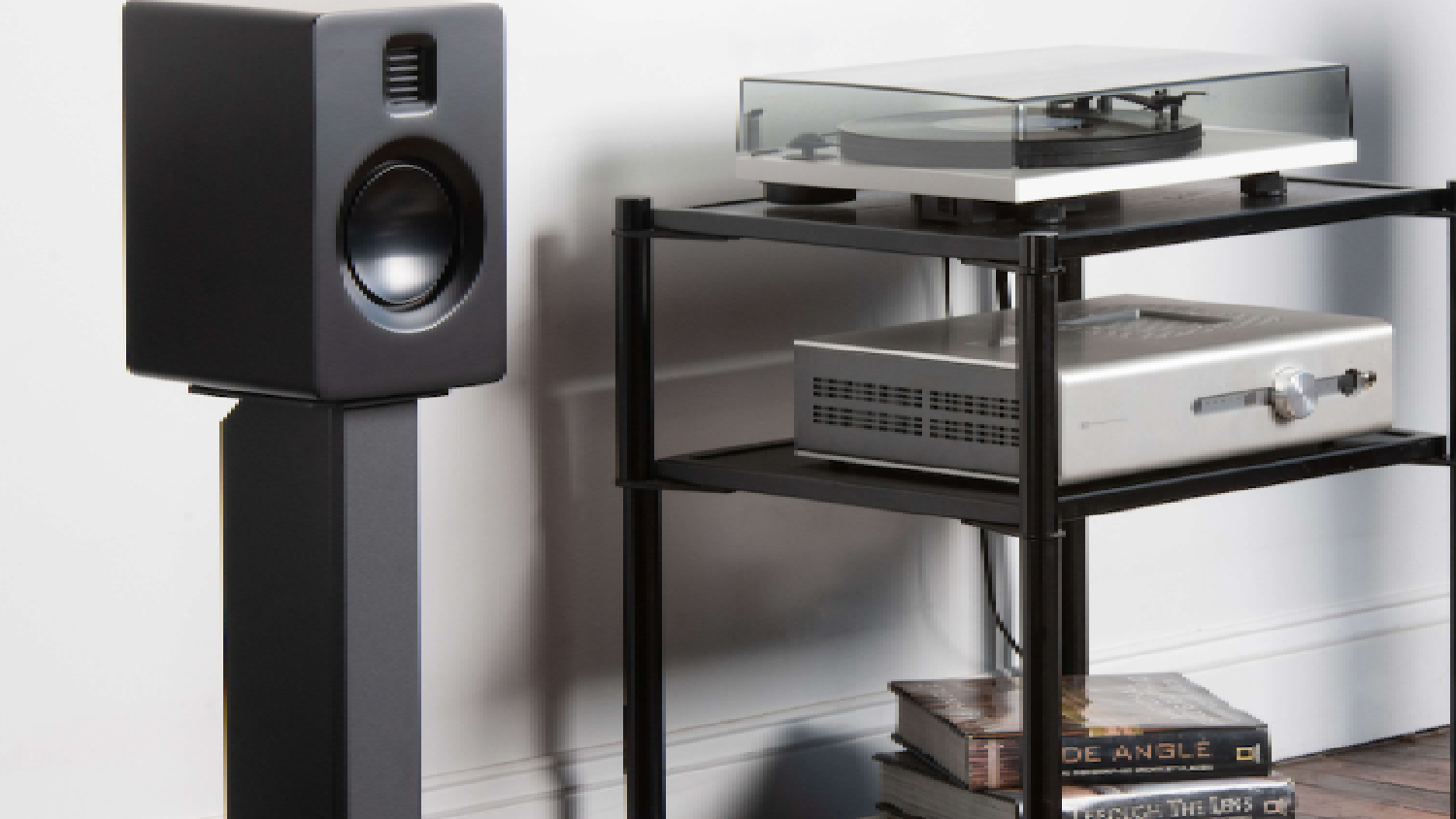 Kanto SX22 Fillable Speaker Stands w/ Isolation Feet - Black