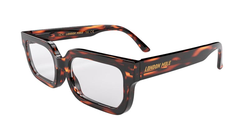 London Mole Icy Glasses w/ Blue Light Blocker Lens - Tortiseshell