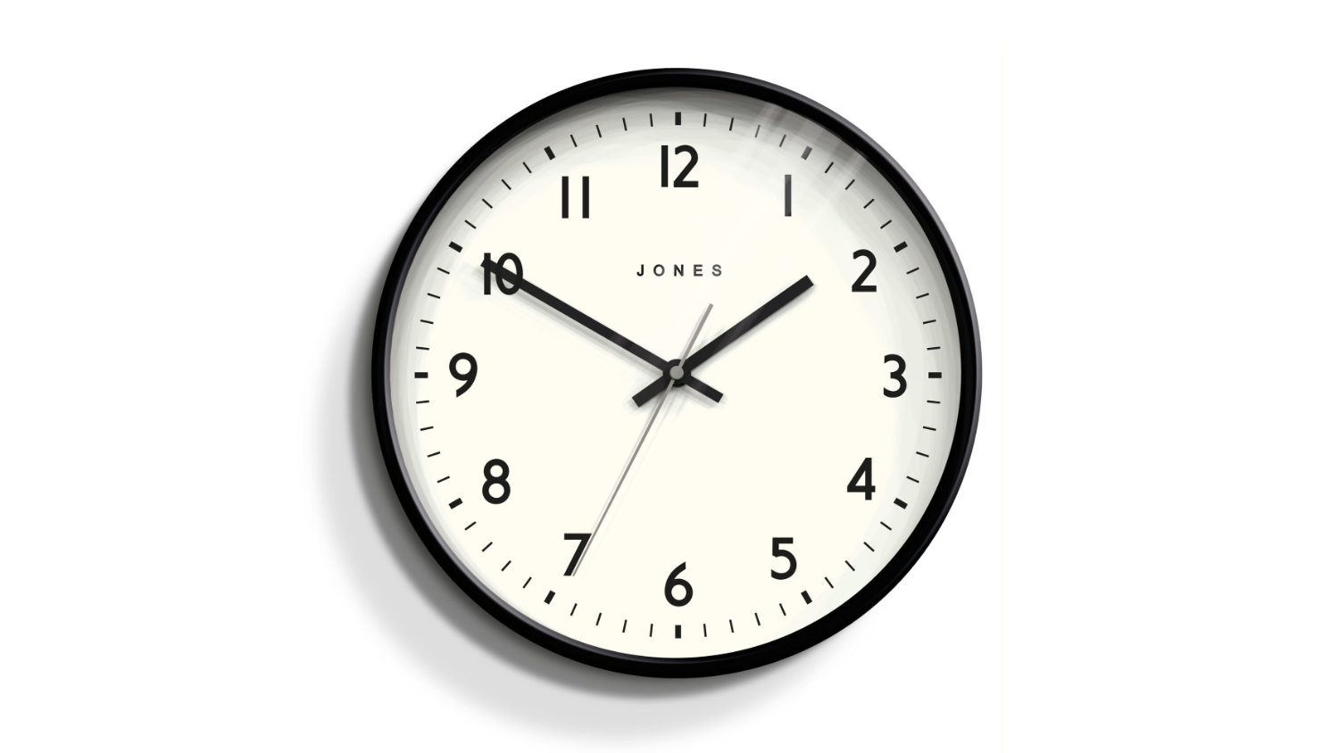Newgate "Jones Jam" Wall Clock - Matte Black