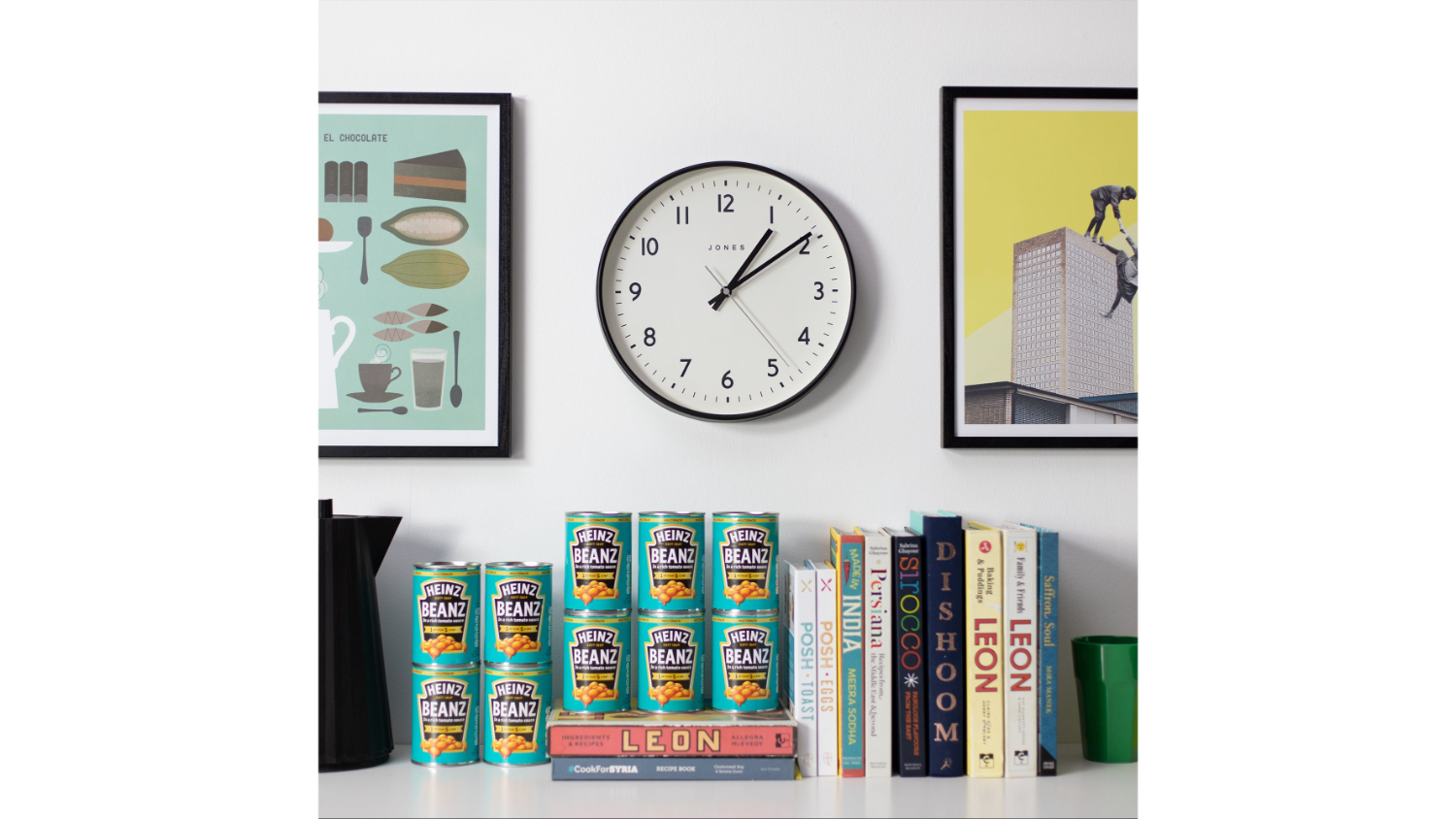 Newgate "Jones Jam" Wall Clock - Matte Black