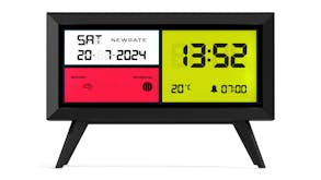 Newgate "Spectronoma" LCD Alarm Clock - Matte Black