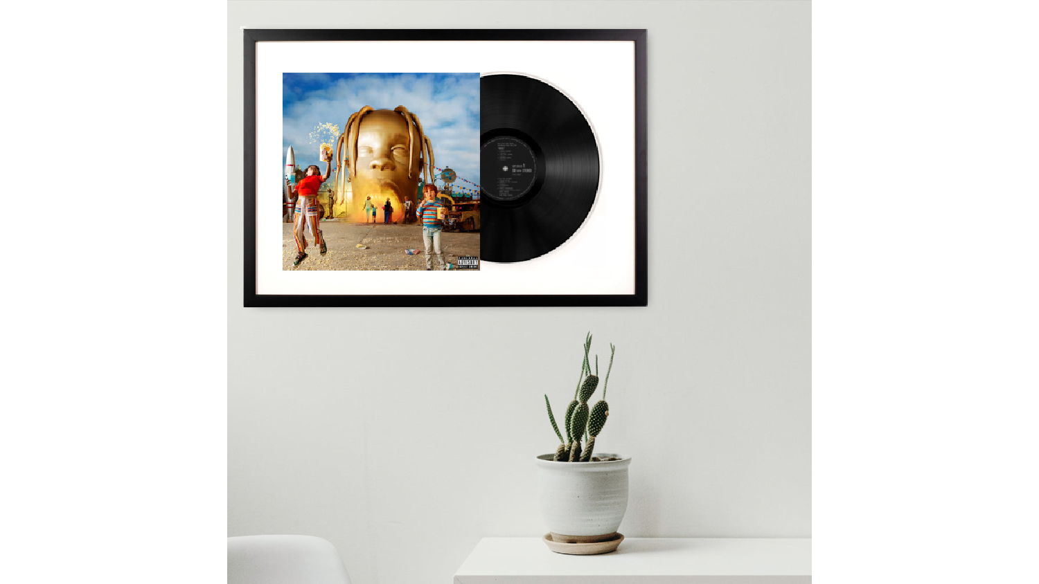 Travis Scott - Astroworld Framed Vinyl + Album Art