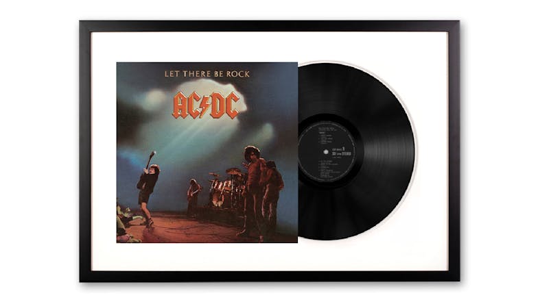 AC/DC - Let There Be Rock Framed Vinyl + Album Art