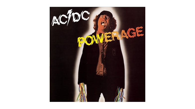 Crosley Record Storage Display Stand w/ AC/DC - Powerage Vinyl Album