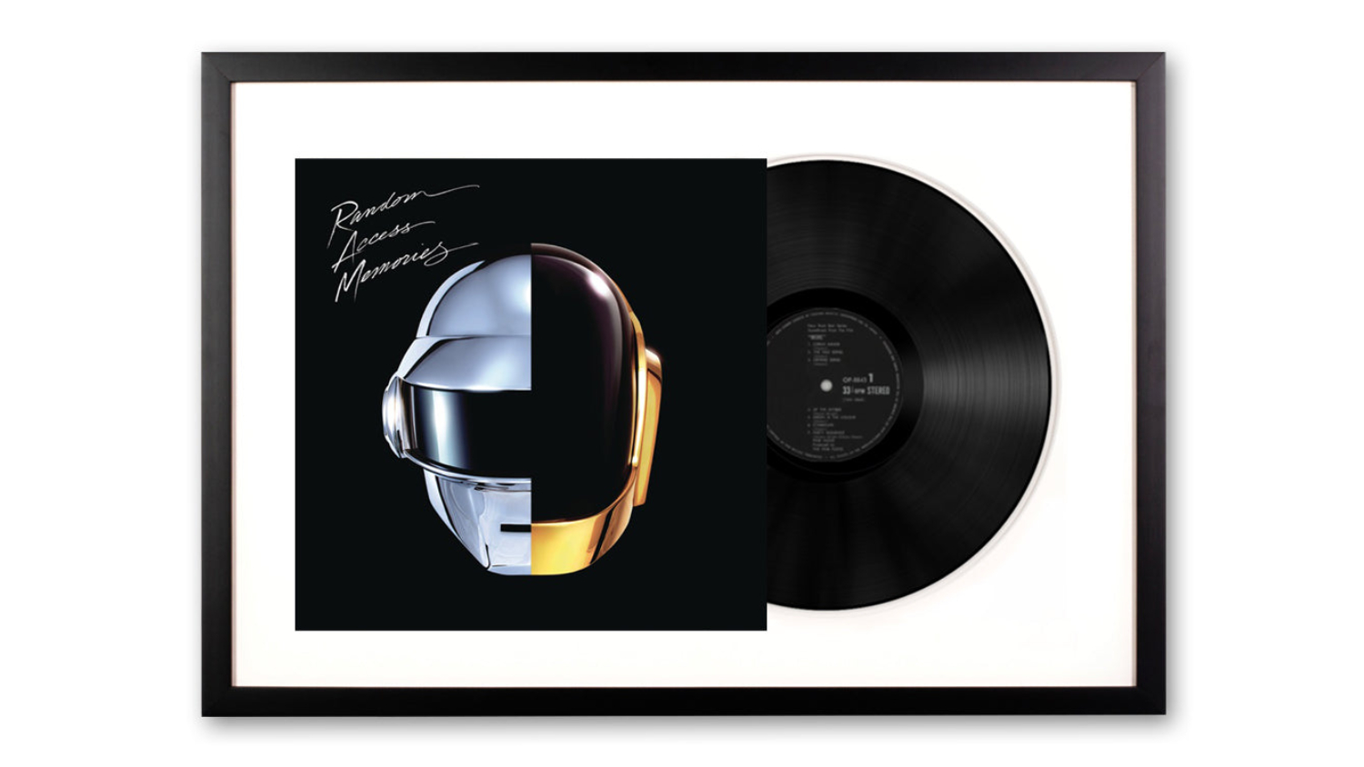 Daft Punk - Random Access Memories Framed Vinyl + Album Art
