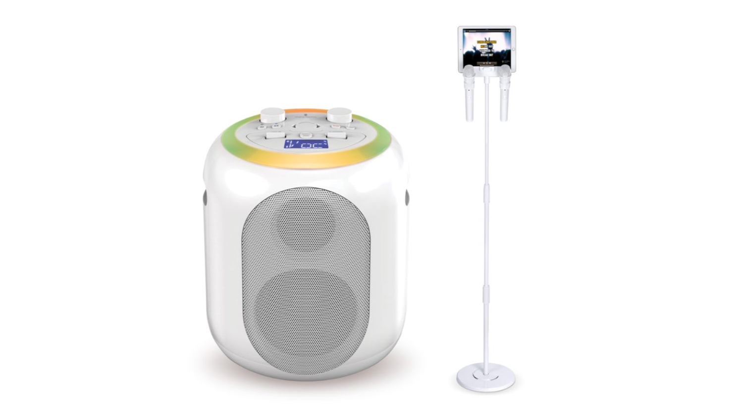 Singing Machine Karaoke Home Stage with Microphones, Bluetooth