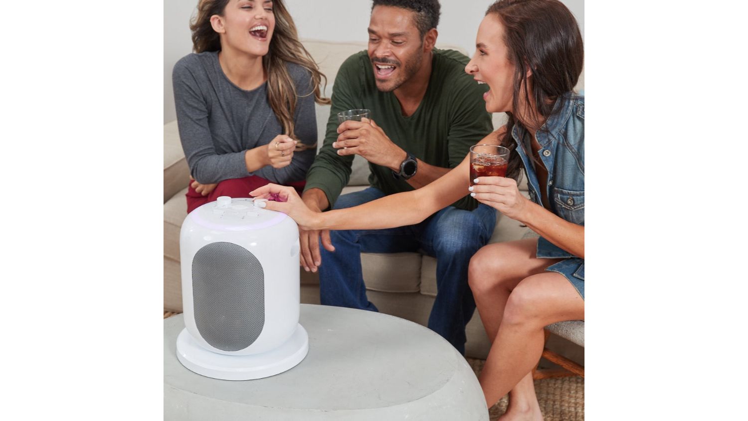 Singing Machine Karaoke Home Stage with Microphones, Bluetooth