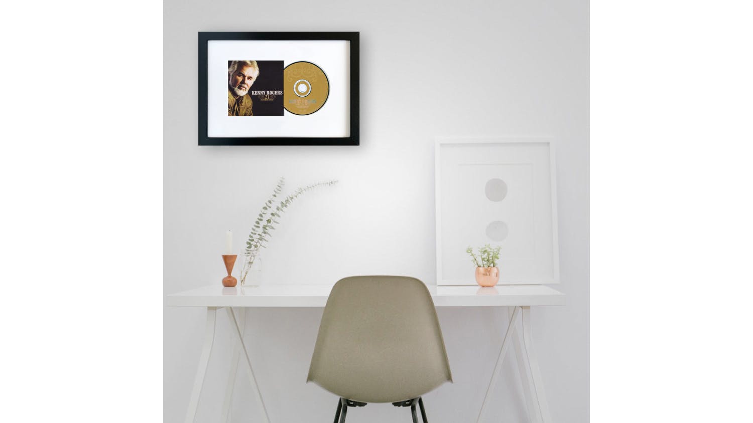 Kenny Rogers - 21 Number Ones Framed CD + Album Art