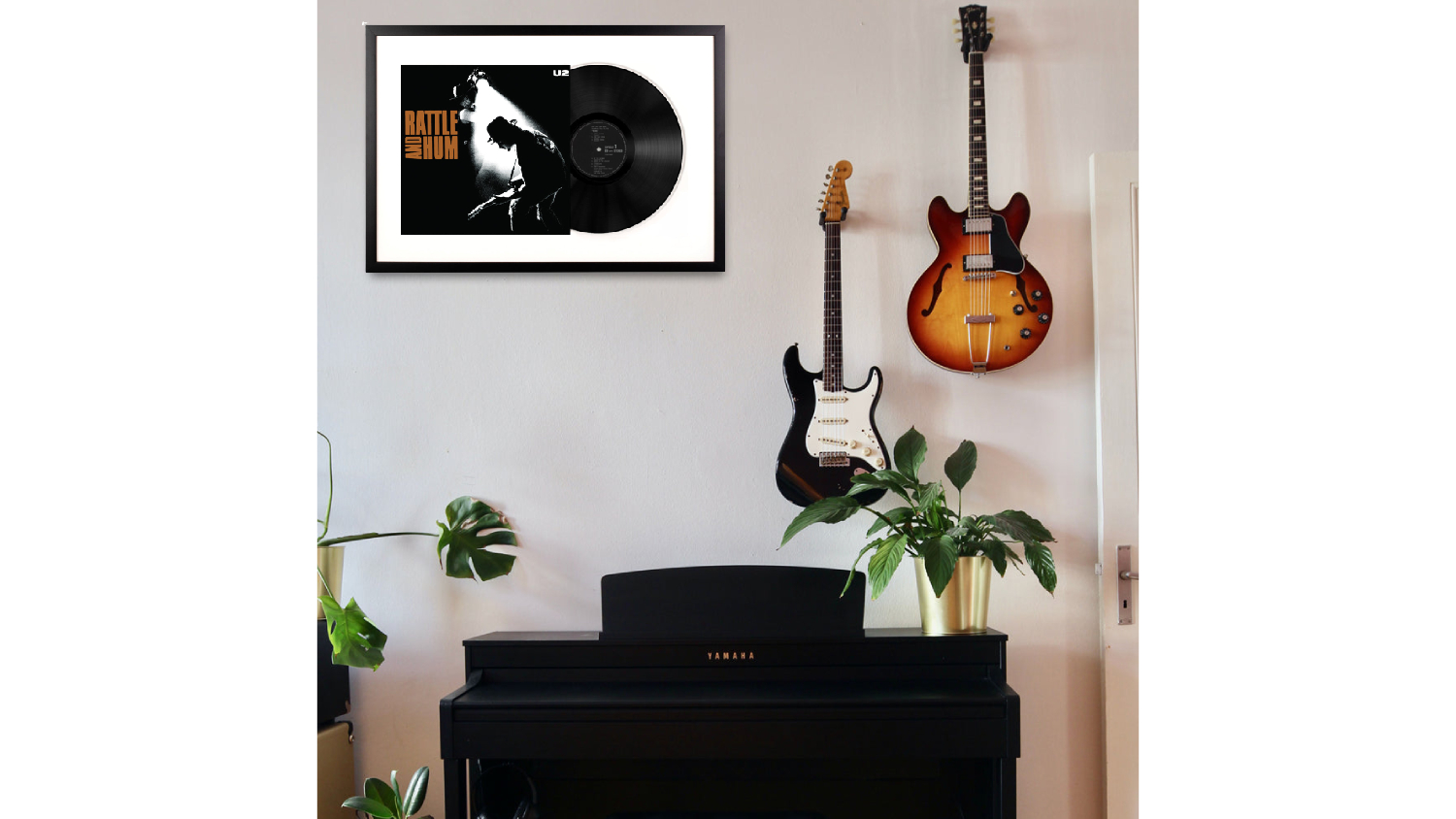 U2 - Rattle And Hum Framed Vinyl + Album Art