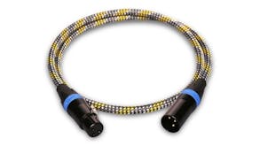 Aperion XLR Male to Female Braided Cable 1m
